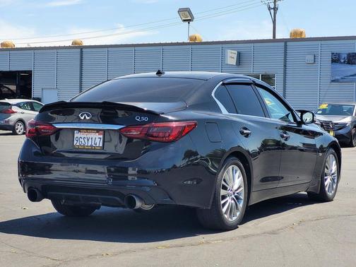 Midnight Black 2020 INFINITI Q50 3.0t LUXE