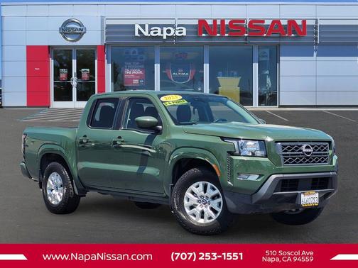 Tactical Green Metallic 2023 Nissan Frontier SV