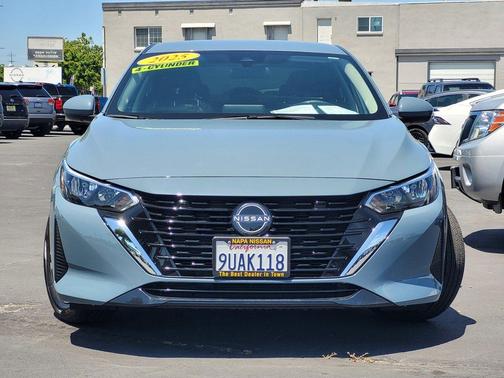 Atlantic Gray Metallic 2025 Nissan Sentra SV