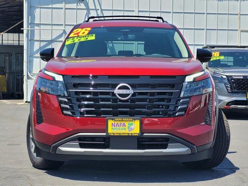 Scarlet Ember Tintcoat 2026 Nissan Pathfinder SL
