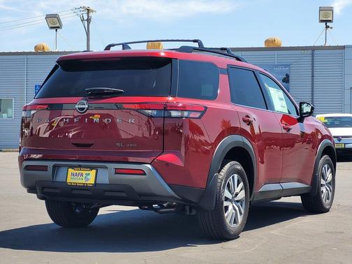 Scarlet Ember Tintcoat 2026 Nissan Pathfinder SL