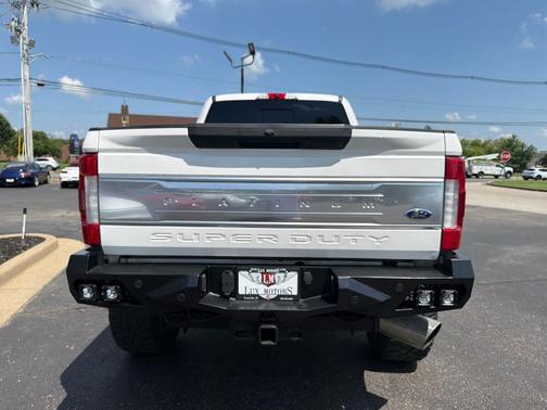 White Platinum Metallic Tri-Coat 2017 Ford F-250 Platinum