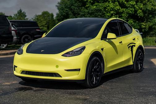 Pearl White Multi-Coat 2021 Tesla Model Y Long Range Dual Motor All-Wheel Drive