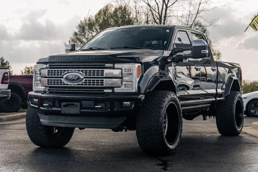 Shadow Black 2018 Ford F-350 Platinum