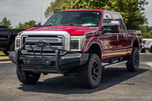 Ruby Red Metallic Tinted Clearcoat 2015 Ford F-350 Platinum