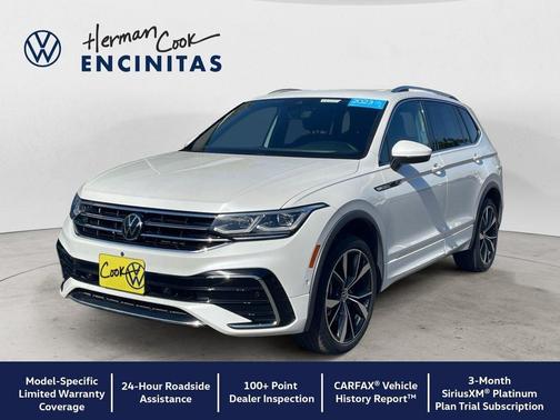 Opal White Pearl Effect 2023 Volkswagen Tiguan 2.0T SEL R-Line