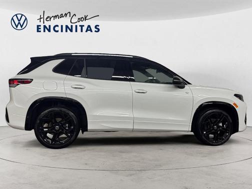 Opal White Pearl 2026 Volkswagen Tiguan 2.0T SE R-Line Black