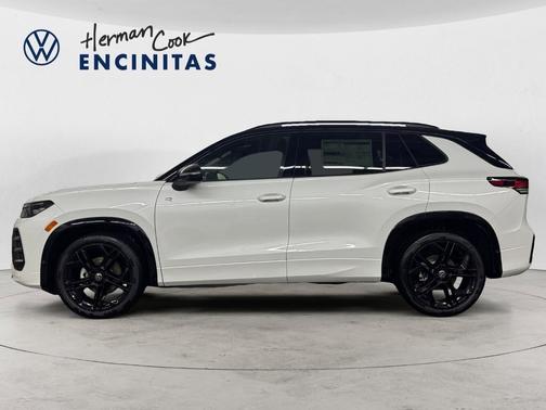 Opal White Pearl 2026 Volkswagen Tiguan 2.0T SE R-Line Black