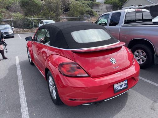 Tornado Red w/ Black Top 2018 Volkswagen Beetle 2.0T S