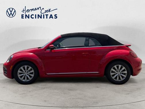 Tornado Red w/ Black Top 2018 Volkswagen Beetle 2.0T S