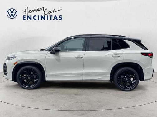Ascot Grey With Black Roof 2026 Volkswagen Tiguan 2.0T SE R-Line Black