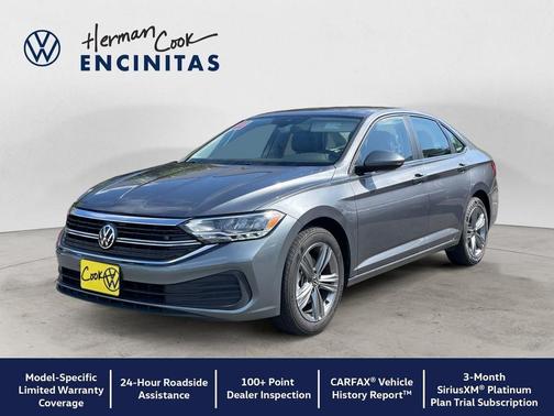 Platinum Gray Metallic 2024 Volkswagen Jetta 1.5T SE