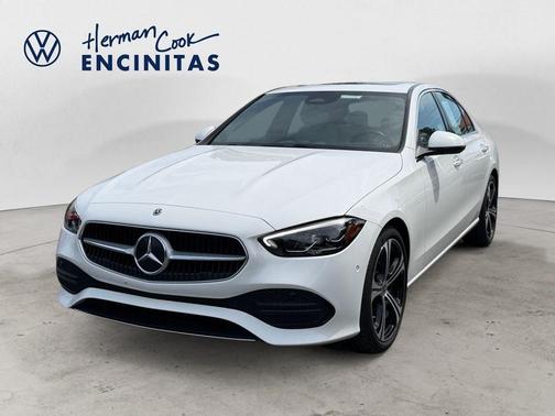 White 2025 Mercedes-Benz C-Class C 300