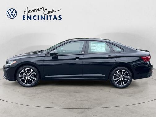 Black 2026 Volkswagen Jetta 1.5T Sport