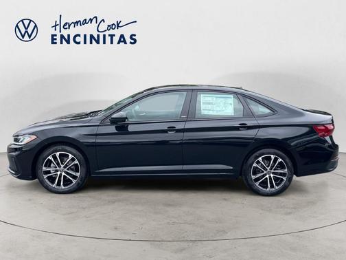 Black 2026 Volkswagen Jetta 1.5T Sport
