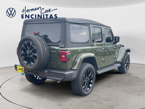 Green 2023 Jeep Wrangler 4xe Sahara