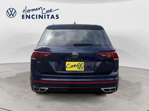 Atlantic Blue 2023 Volkswagen Tiguan 2.0T SEL R-Line