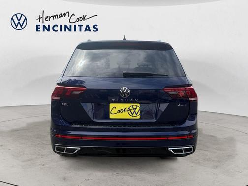 Atlantic Blue 2023 Volkswagen Tiguan 2.0T SEL R-Line
