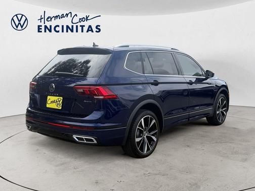 Atlantic Blue 2023 Volkswagen Tiguan 2.0T SEL R-Line