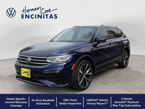 Atlantic Blue 2023 Volkswagen Tiguan 2.0T SEL R-Line