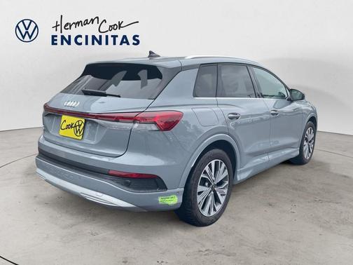 Pebble Gray 2023 Audi Q4 e-tron 40 Premium Plus