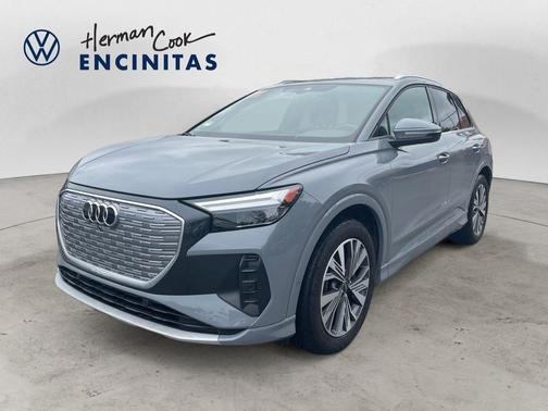 Pebble Gray 2023 Audi Q4 e-tron 40 Premium Plus