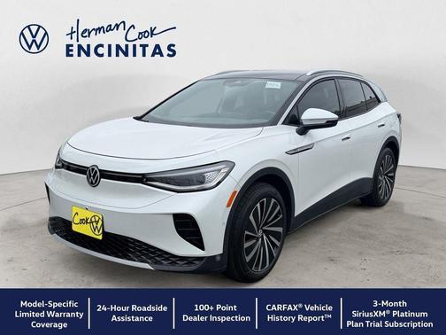 Opal White / Black Roof 2023 Volkswagen ID.4 Pro S Plus