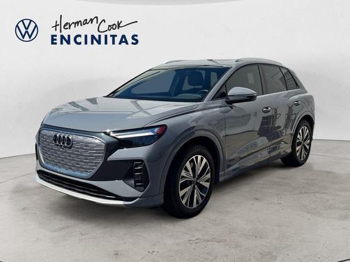 Pebble Gray 2024 Audi Q4 e-tron 40 Premium Plus
