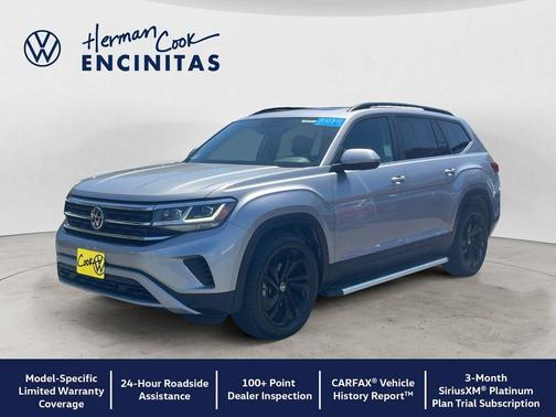 Pyrite Silver Metallic 2023 Volkswagen Atlas 3.6L SE w/Technology