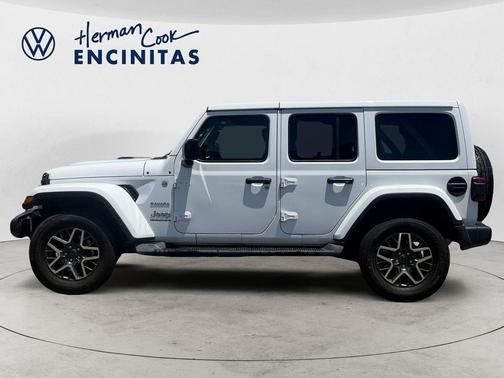White 2024 Jeep Wrangler Sahara