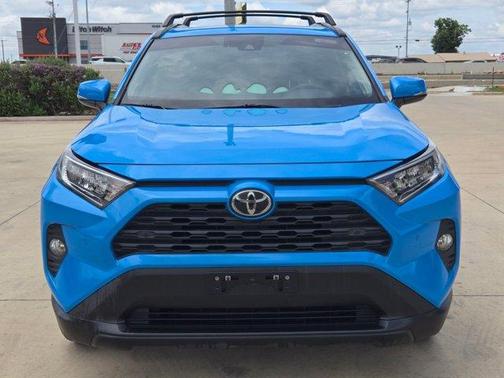 Blue Flame 2021 Toyota RAV4 XLE Premium
