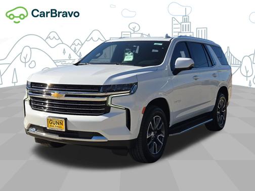 Summit White 2021 Chevrolet Tahoe LT