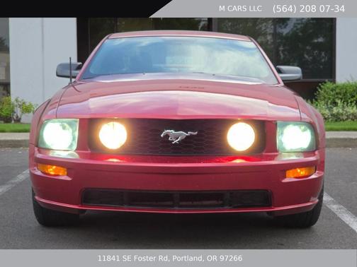 Red 2005 Ford Mustang GT