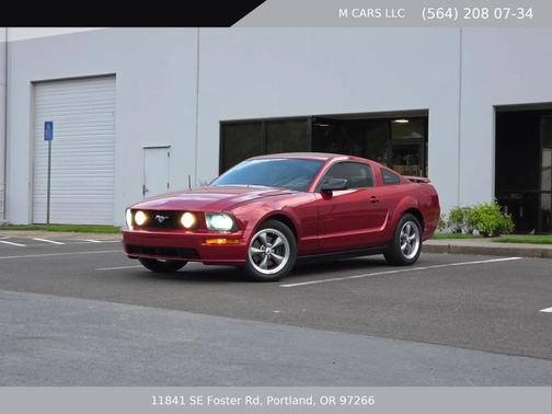 Red 2005 Ford Mustang GT
