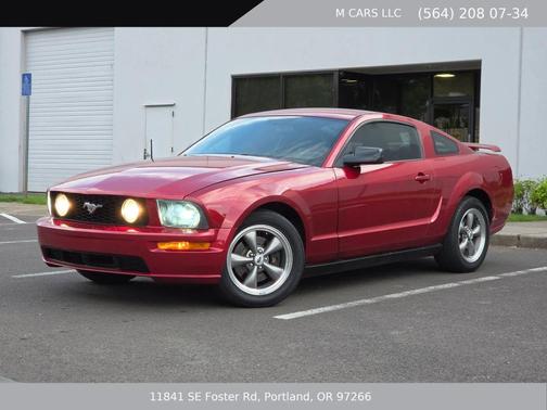Red 2005 Ford Mustang GT