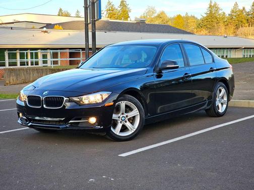 Black 2015 BMW 328 328i Sedan 4D