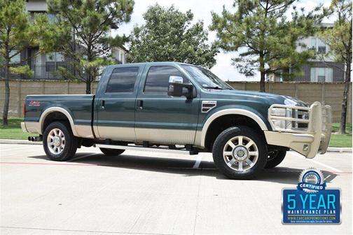 Forest Green Clearcoat Metallic / Pueblo Gold 2009 Ford F-250 King Ranch