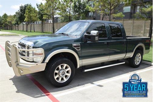 Forest Green Clearcoat Metallic / Pueblo Gold 2009 Ford F-250 King Ranch