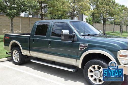 Forest Green Clearcoat Metallic / Pueblo Gold 2009 Ford F-250 King Ranch