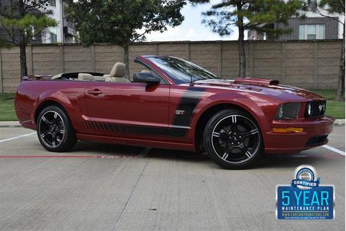 Dark Candy Apple Red 2008 Ford Mustang GT Premium