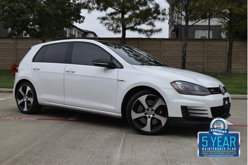 Pure White 2016 Volkswagen Golf GTI 2.0T Autobahn w/Performance Package 4-Door