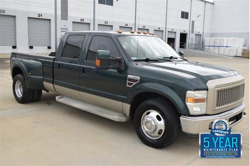 Forest Green Clearcoat Metallic/Pueblo Gold 2008 Ford F-350 King Ranch