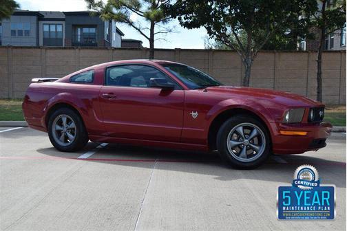 Dark Candy Apple Red Clearcoat Metallic 2009 Ford Mustang GT Premium