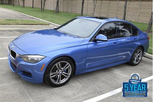 Estoril Blue Metallic 2015 BMW 328 328i M-SPORT PKG PREM PKG 6SPD MANUAL CLEAN