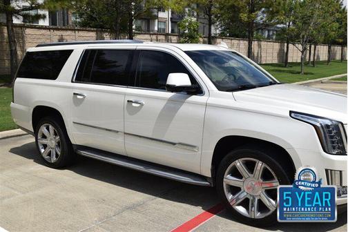 White Diamond Tricoat 2015 Cadillac Escalade ESV Luxury