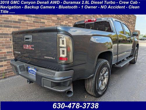 Dark Slate Metallic 2018 GMC Canyon Denali