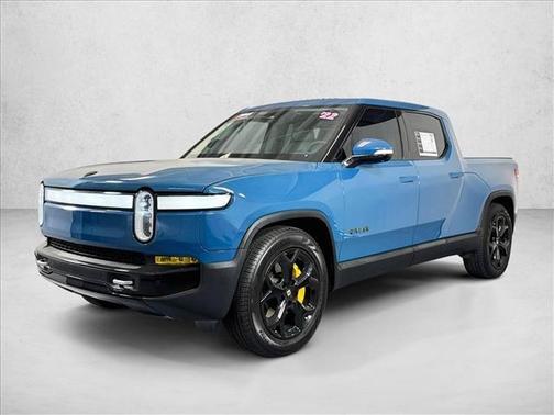 Rivian Blue 2022 Rivian R1T Adventure Package