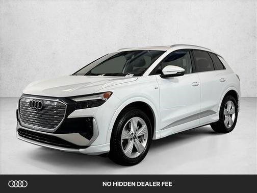 Glacier White Metallic 2023 Audi Q4 e-tron 50 Premium Plus