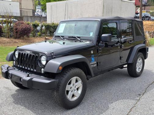Black 2018 Jeep Wrangler JK Unlimited Sport