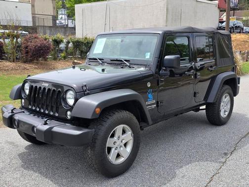 Black 2018 Jeep Wrangler JK Unlimited Sport